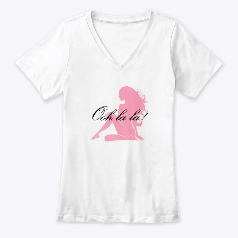 Ooh la la v-neck tee 