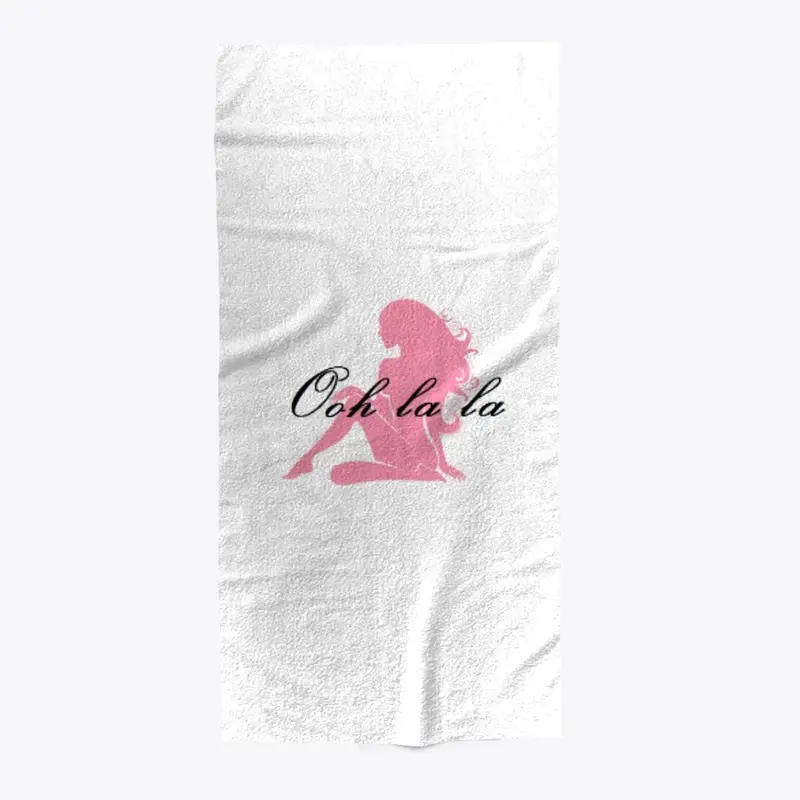 Ooh La La beach towel